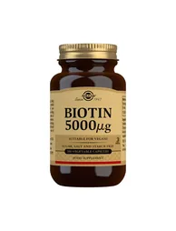 Solgar Biotin 5000 µg Vegetable Capsules - Pack of 100