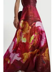 Lily Macrae - Textured Strappy Woven Prom Dress - 2