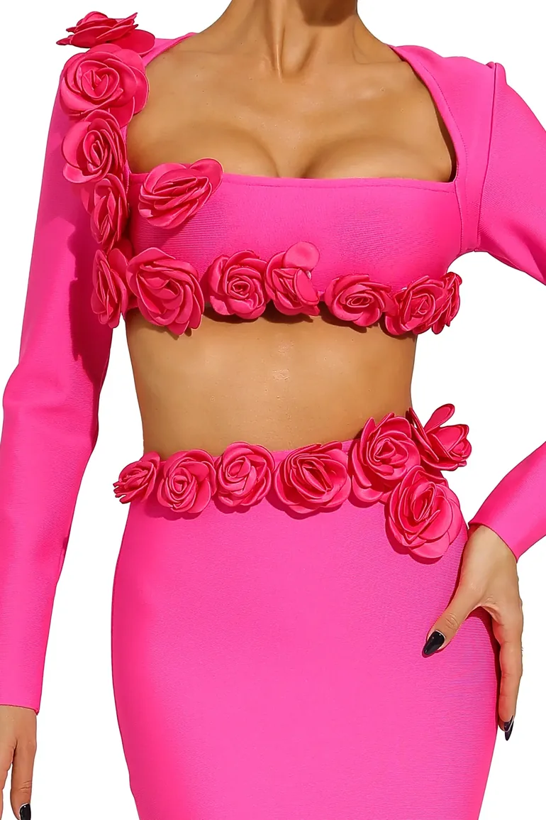 Abel Rose Red Rose Flower Set - 7