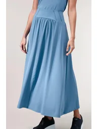 Flow Jersey Techno Skirt - CORE BLUE - 1