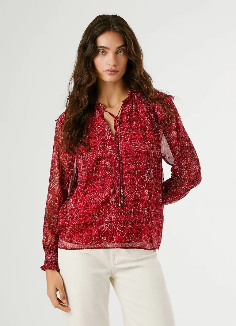 Mar Printed Blouse - 1