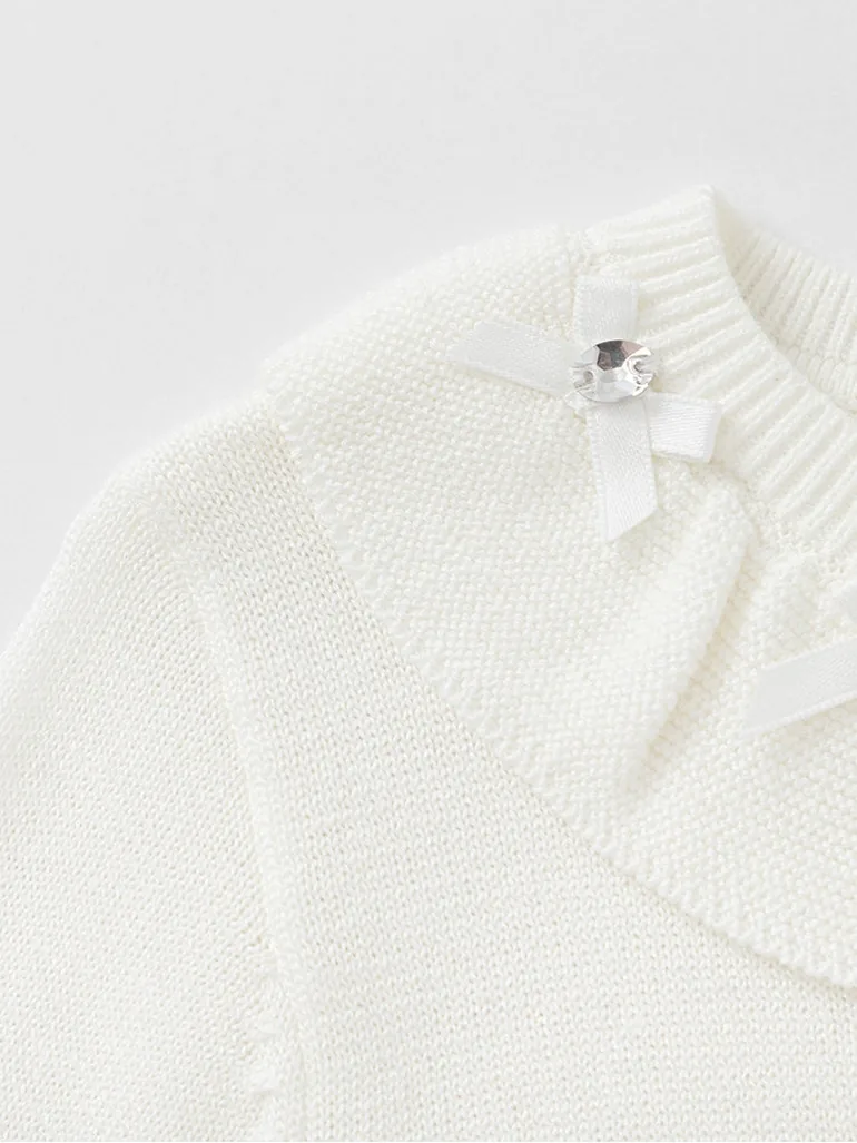 Girls' Knitted Cardigan - 2