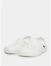 Men White Slip-On Comfort Clogs - 1