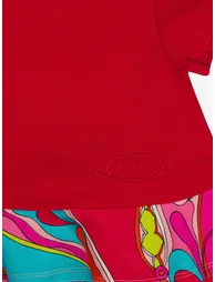 PUCCI Baby Girls Orchidee Print Dress in Red - 2