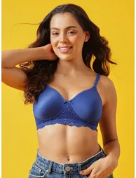 Flair Non-Padded Non-Wired Full Coverage Spacer Cup T-shirt Bra - 1