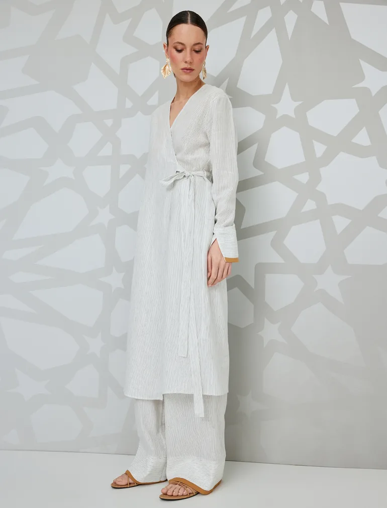 Crossover Long Kimono