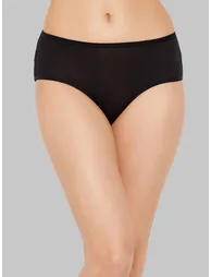 Pack of 3-Mid Hipster Bikini with Inner Elastic - Cotton - 1