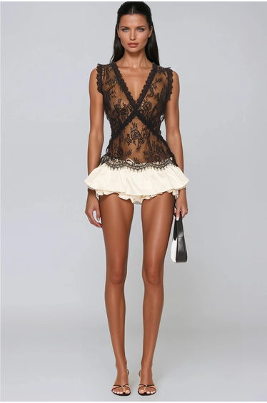 Fotini Sleeveless Lace Top