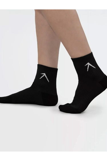 Pack of 3 - Black Short Crew Dry Touch Socks
