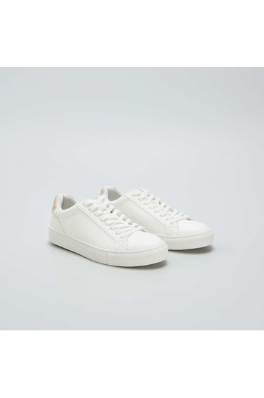 Low-top trainers REAL WHITE