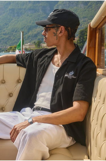 Oversized Boxy Tennis & Padel Canvas Shirt
