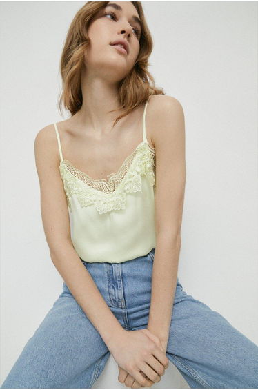 Satin Lace Cami