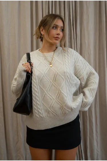 سويتر صوف بيج بأكمام طويلة