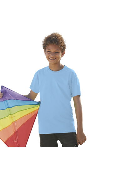 Fruit Of The Loom Childrens/Kids Original Short Sleeve T-Shirt - Sky Blue