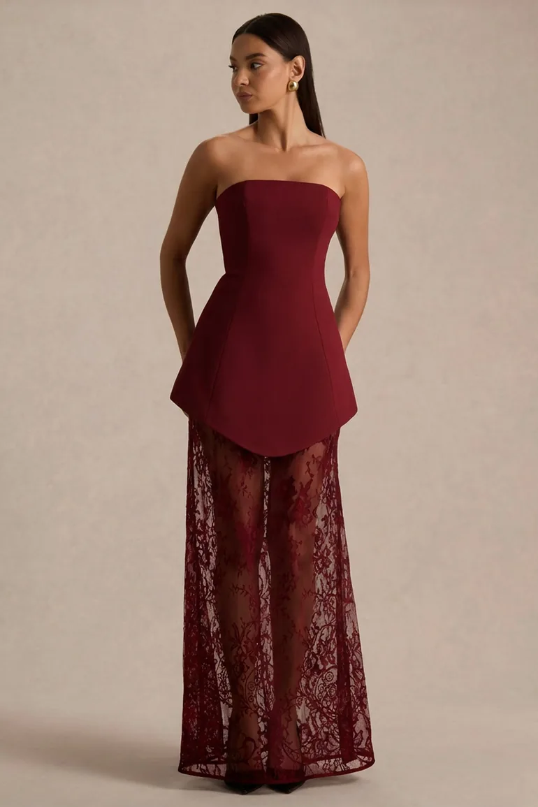 purple lace long dress Charming A Line Sweetheart Light Purple Lace Long Prom Dresses AB12002 main image 1