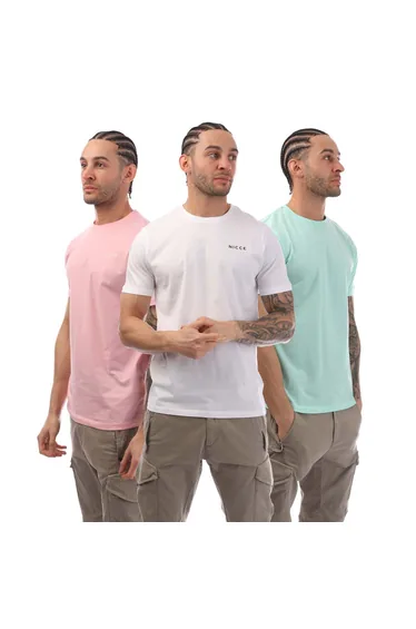 تيشيرت رجالي عدد 3 - متعدد الألوان