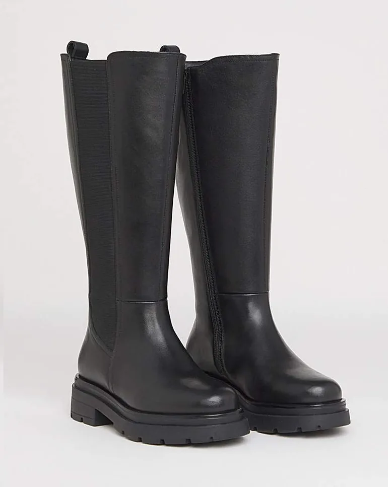 Chelsea Knee High Boot Ex Wide SC - 2