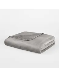 Grey Mild Microfibre Throw - 1