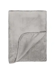 Grey Mild Microfibre Throw - 3