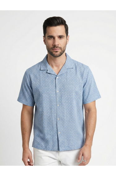 Men Relaxed Checked Casual Shirt