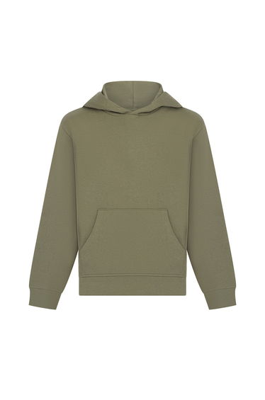 SF Minni Childrens/Kids Sustainable Hoodie - Khaki Green