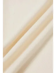 Fake Pocket Stylish Tie-Waist Knit Skirt in Cream - 8