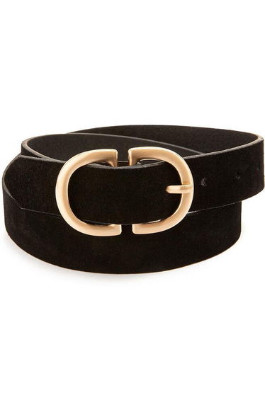 Juva Suede Black Belt