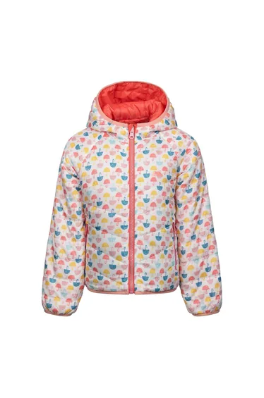 Trespass Childrens/Kids Dessie Reversible Padded Jacket - Soft Orange
