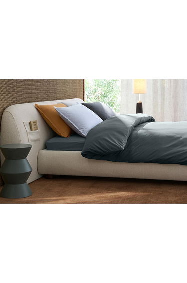 Sabbal Washed Cotton Percale Duvet Cover