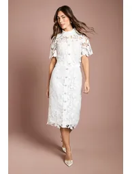 Lace Pearl Button Shirt