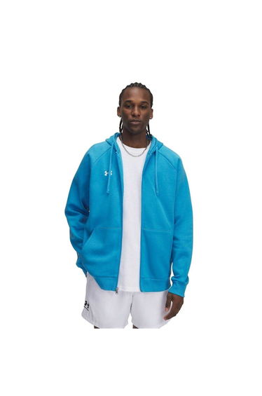 Under Armour Mens Rival Fleece Full Zip Hoodie - Blue
