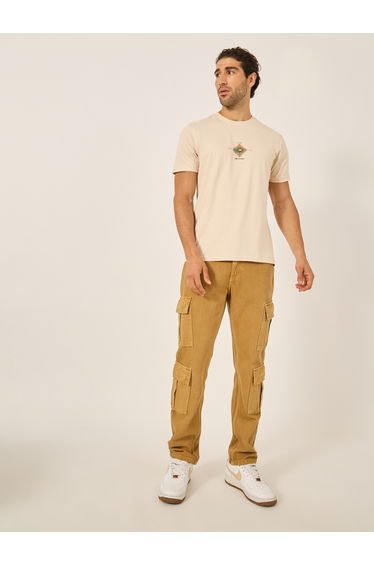 Men Graphic Print Crew Neck T-Shirt