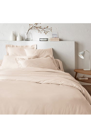 Scenario Plain 100% Cotton Bolster Pillowcase