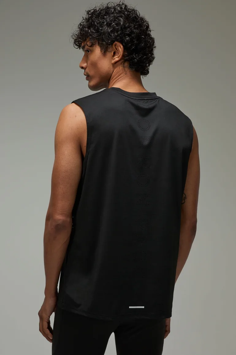 تانك توب بوهو أسود بلا أكمام - 1