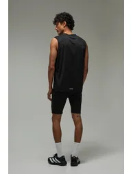 تانك توب بوهو أسود بلا أكمام - 2