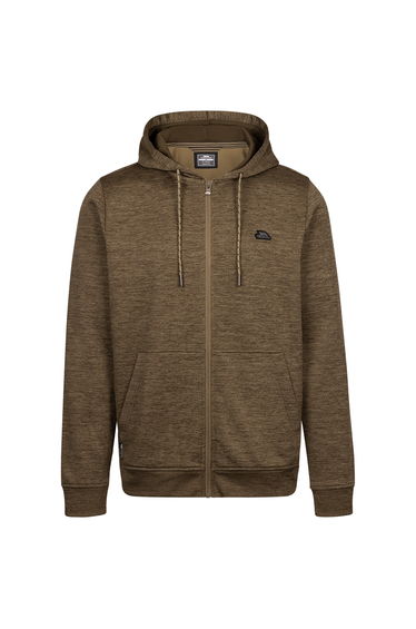 Trespass Mens Fewston Full Zip Hoodie - Marshland Marl