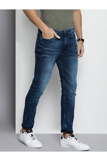 Men Slim Fit Solid Jeans