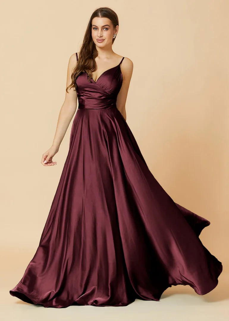 summer floral bridesmaid dresses V-neck Short Sleeves Floral Printed Country Wedding Bridesmaid Dresses,  CB0276 main image 1