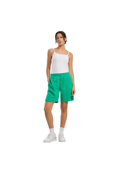 Build Your Brand Womens/Ladies Basic Sweat Shorts - Grass Green
