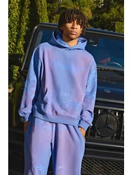 هودي بوهو مان بنفسجي بأكمام طويلة