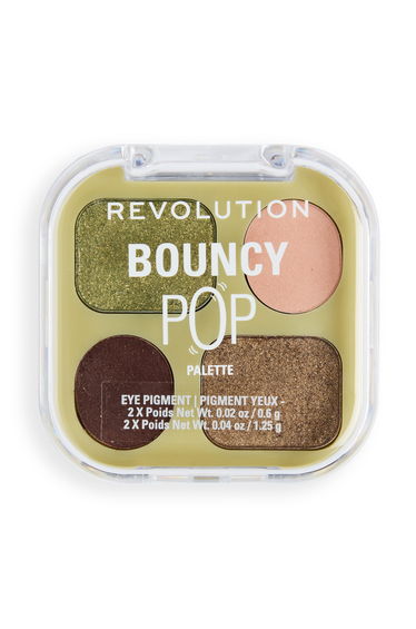 Revolution Bouncy Pop Shadow Palette Evergreen
