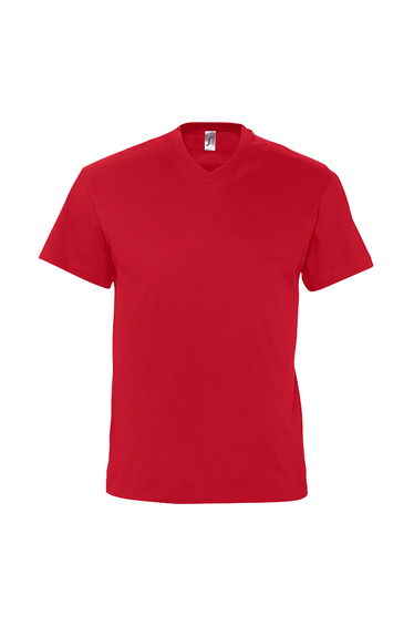 SOLS Mens Victory V Neck Short Sleeve T-Shirt - Red