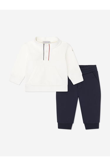Moncler Enfant Baby Boys Logo Tracksuit in Navy