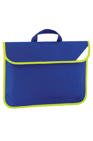 Quadra Enhanced-Vis Book Bag - 4 Litres - Bright Royal