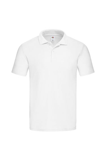 Fruit of the Loom Mens Original Polo Shirt - White