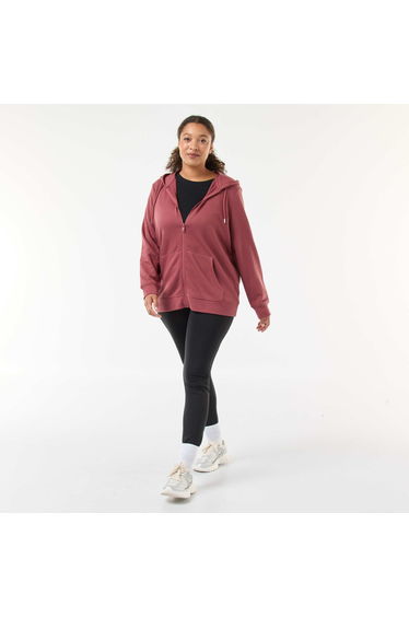Basic Fleece Sweatshirt RED