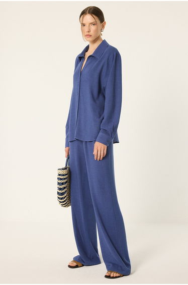LINEN SHIRT PANTS SET