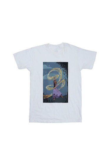 Wish Girls Sparkle Cotton T-Shirt - White