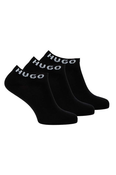 Boss Mens Trainer Socks (Pack of 3) - Black