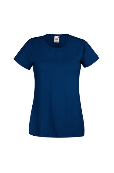 Fruit Of The Loom Ladies/Womens Lady-Fit Valueweight Short Sleeve T-Shirt - Navy